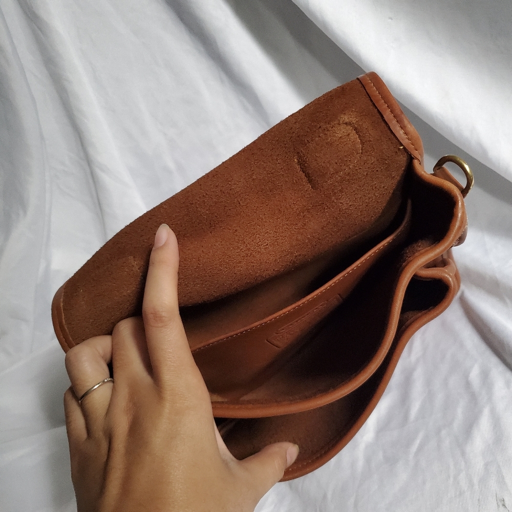 🚫SOLD🚫 Vintage Coach Station bag brown leather - Picture 4 of 6